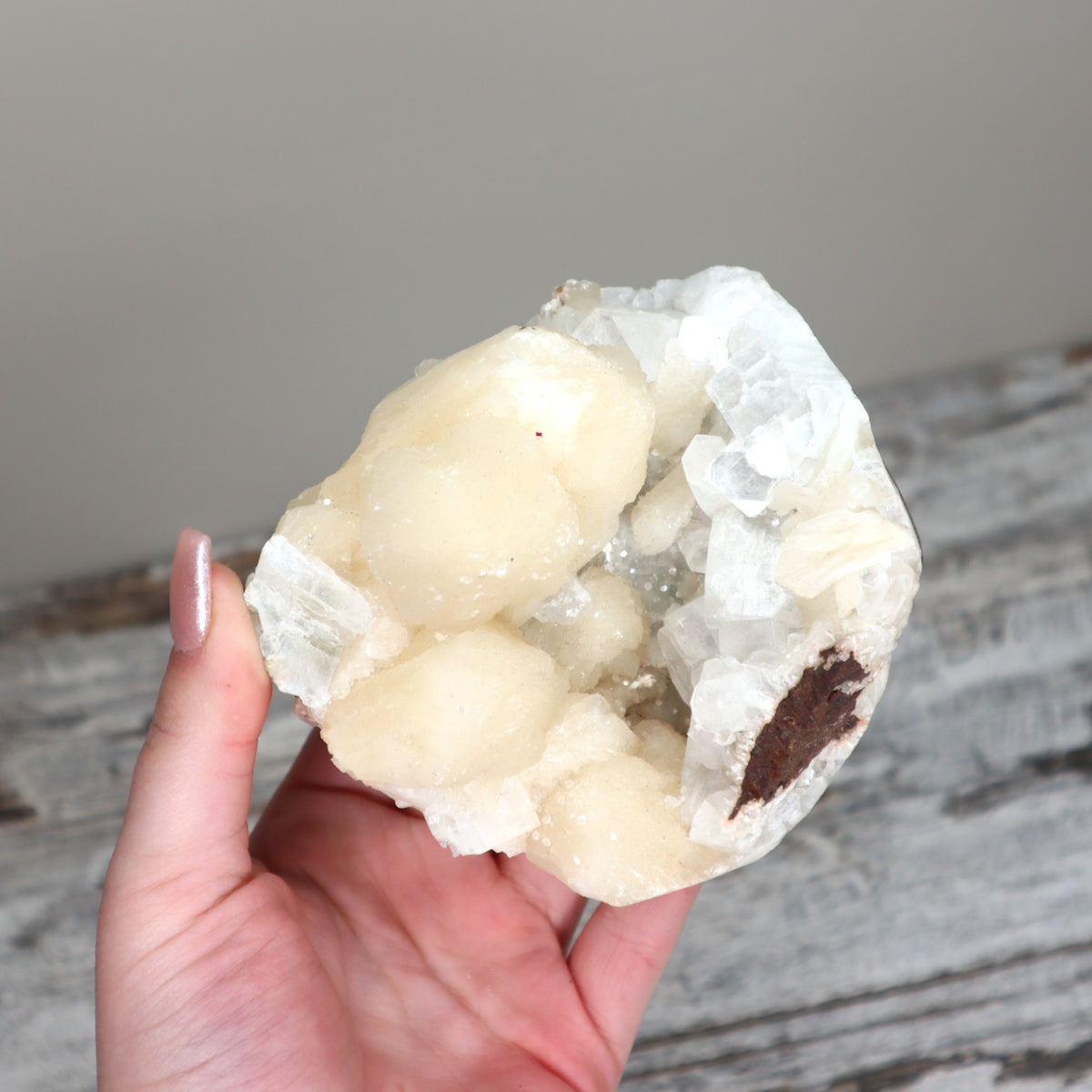 Apophyllite &amp; Stilbite Cluster | Peace, Intuition &amp; Inner Guidance