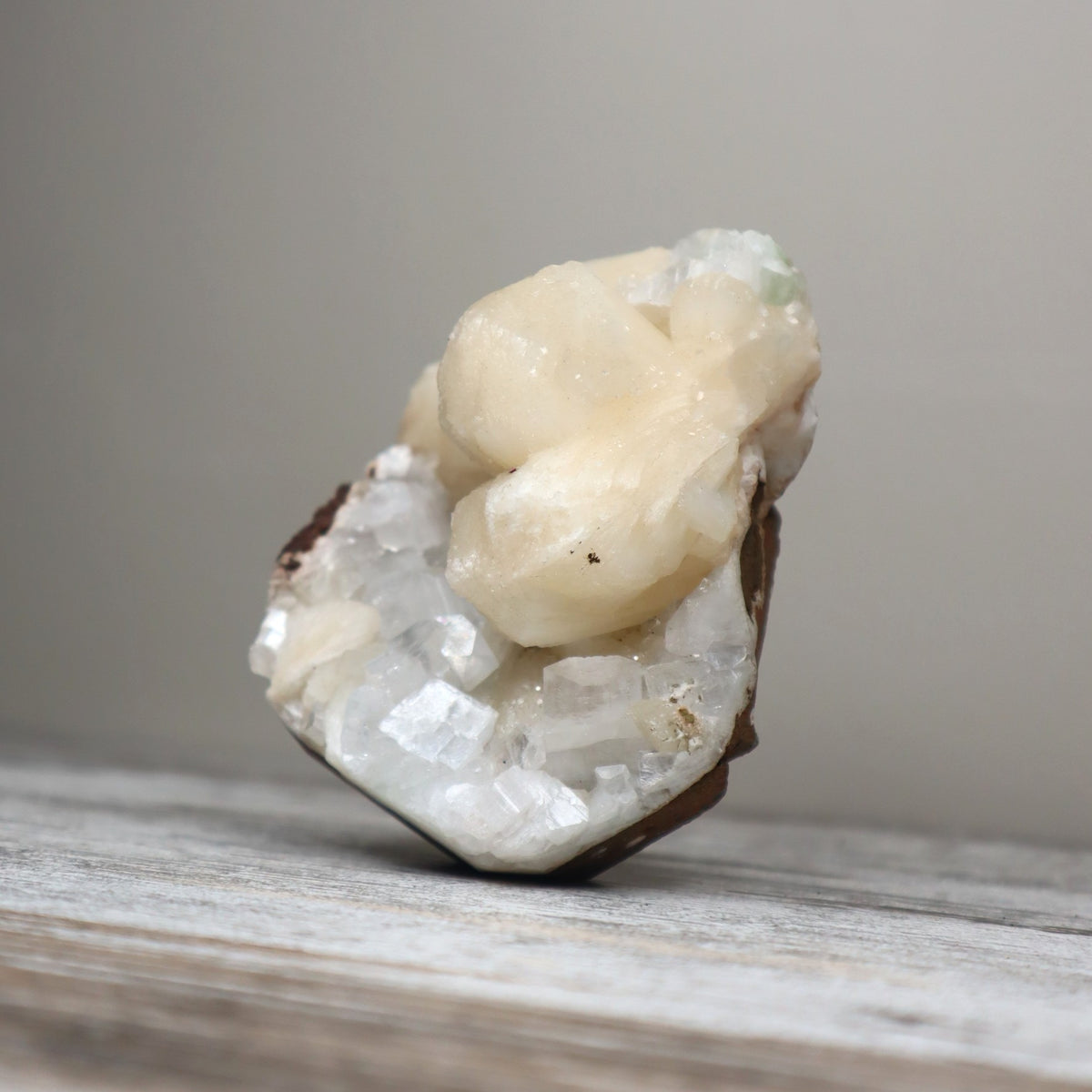 Apophyllite &amp; Stilbite Cluster | Peace, Intuition &amp; Inner Guidance