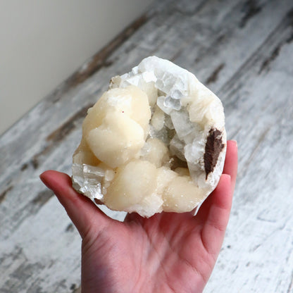 Apophyllite &amp; Stilbite Cluster | Peace, Intuition &amp; Inner Guidance