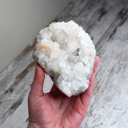 Apophyllite &amp; Stilbite Cluster | Clarity, Intuition &amp; Inner Peace