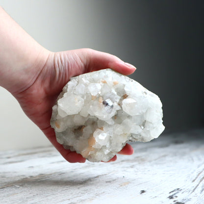 Apophyllite &amp; Stilbite Cluster | Clarity, Intuition &amp; Inner Peace