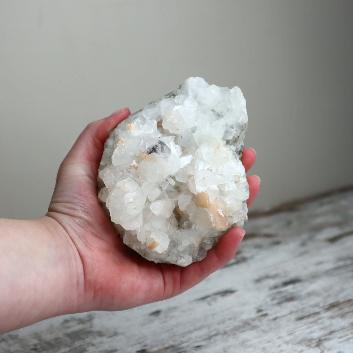 Apophyllite &amp; Stilbite Cluster | Clarity, Intuition &amp; Inner Peace