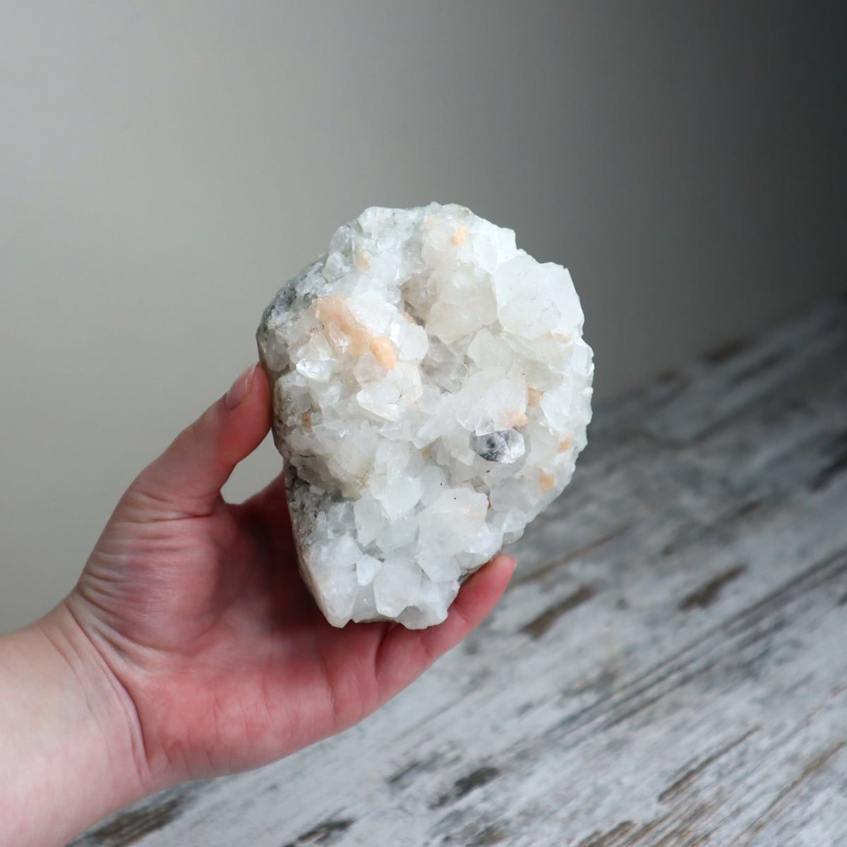Apophyllite &amp; Stilbite Cluster | Clarity, Intuition &amp; Inner Peace