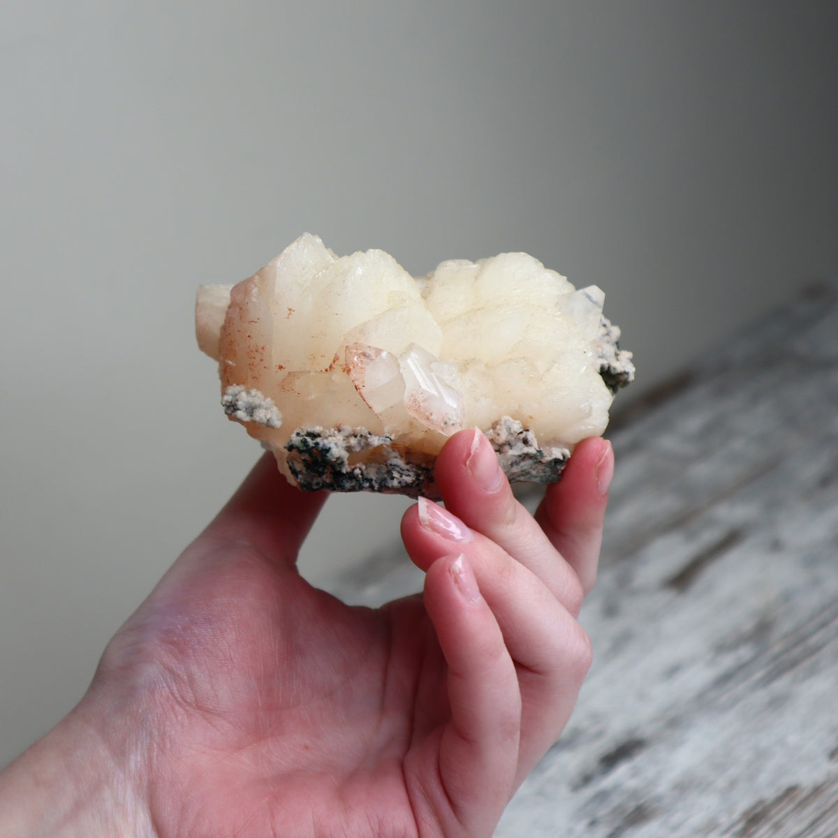 Apophyllite &amp; Stilbite Cluster | Calm, Intuition &amp; Inner Guidance