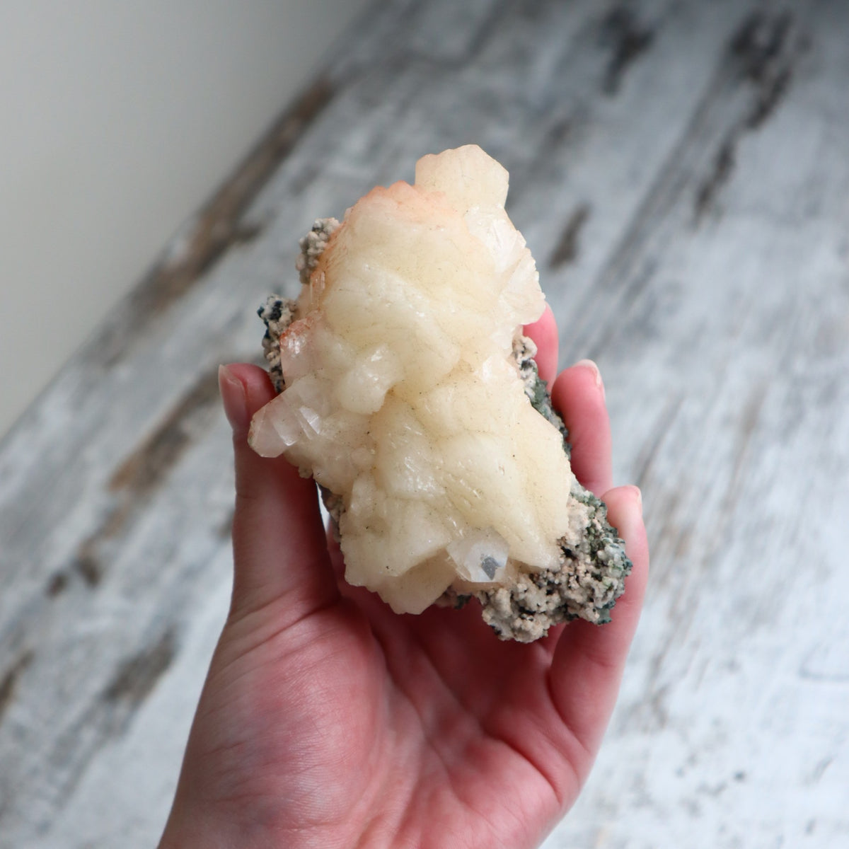 Apophyllite &amp; Stilbite Cluster | Calm, Intuition &amp; Inner Guidance