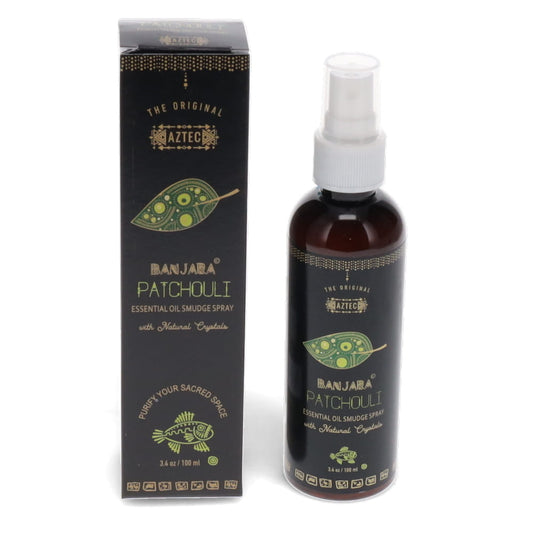 Banjara Patchouli Smudge Spray 100ml | Grounding, Abundance & Spiritual Balance