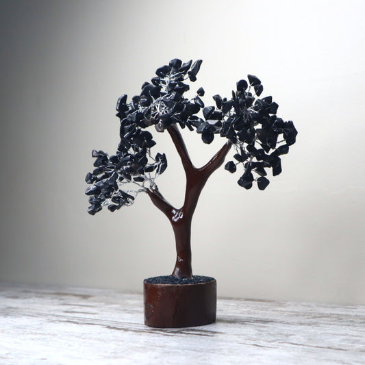 Black Onyx Large Crystal Tree | Protection, Strength & Grounded Stability