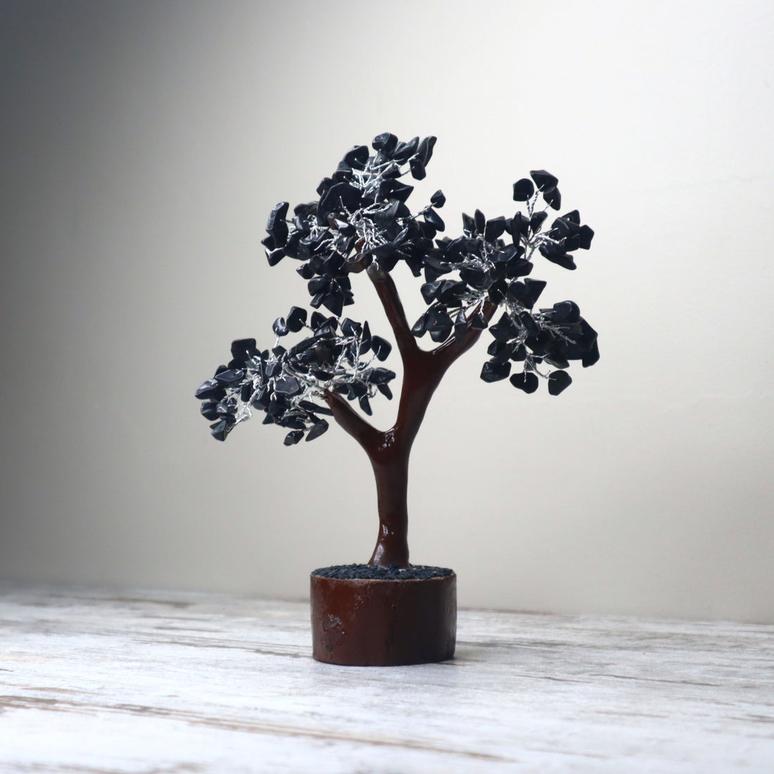 Black Onyx Large Crystal Tree | Protection, Strength &amp; Grounded Stability