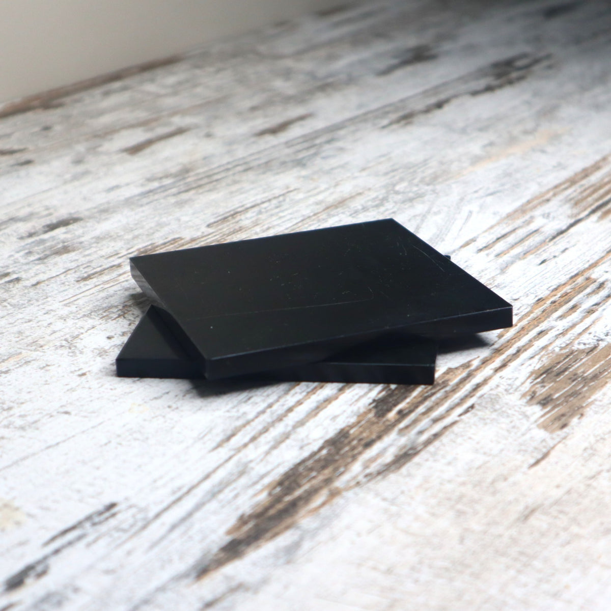 Black Tourmaline Charging Plate | Protection, Grounding &amp; Energy Cleansing
