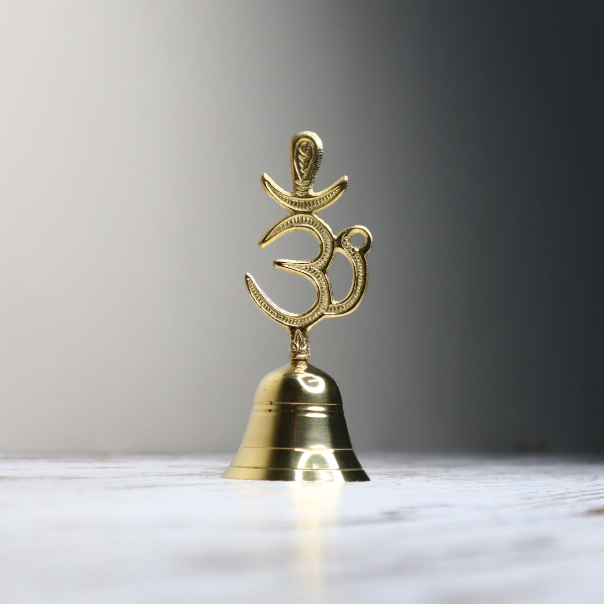 Brass Om Altar Bell | Sacred Sound &amp; Spiritual Connection