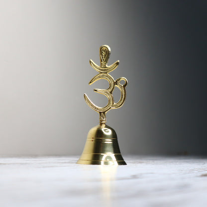 Brass Om Altar Bell | Sacred Sound &amp; Spiritual Connection