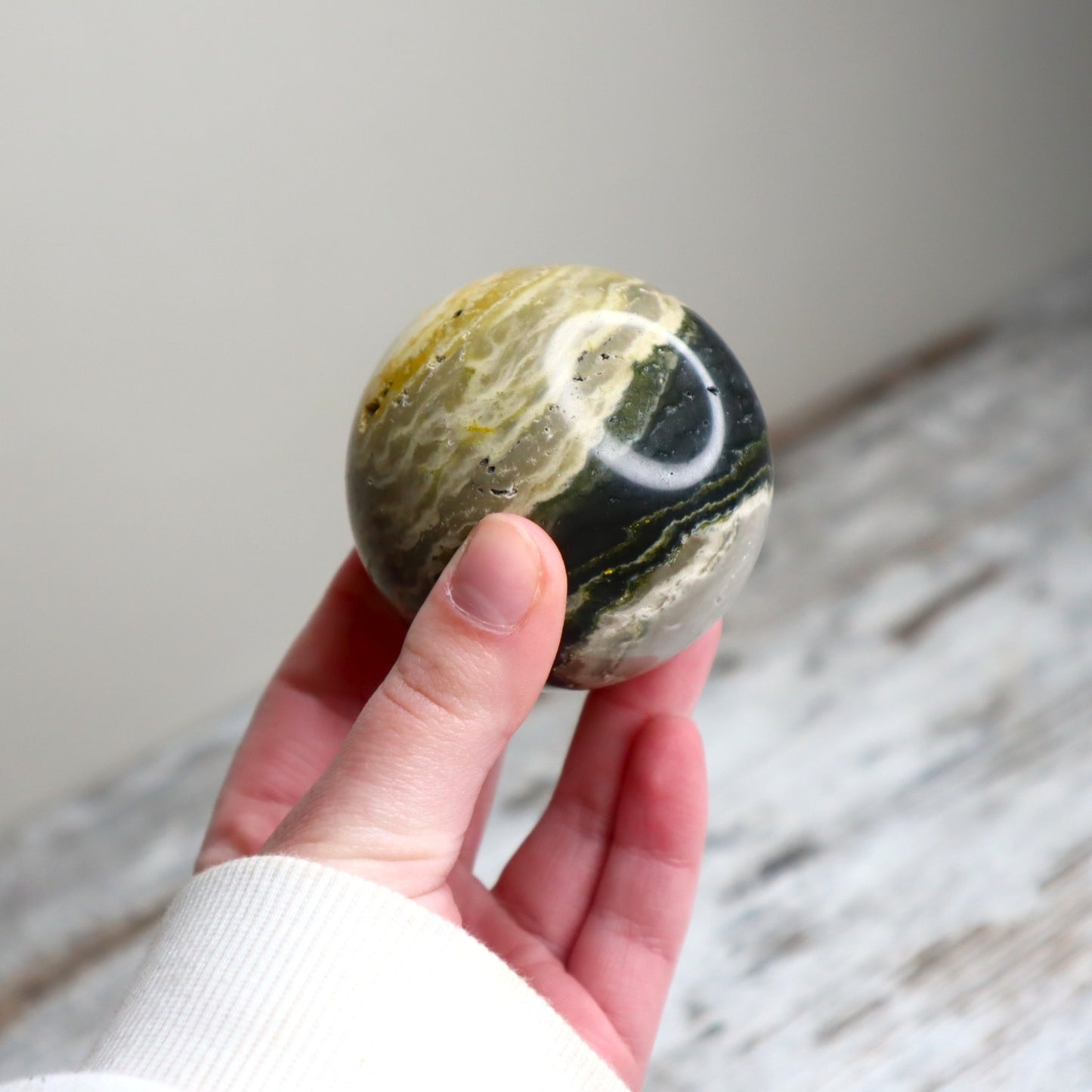 Bumblebee Jasper Sphere | Joyful Transformation, Confidence & Vitality