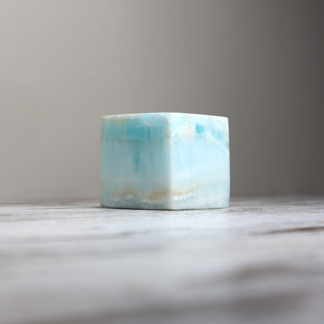 Caribbean Calcite Cube | Ocean Dreams + Inner Peace