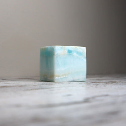 Caribbean Calcite Cube | Ocean Dreams + Inner Peace