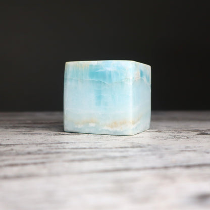 Caribbean Calcite Cube | Ocean Dreams + Inner Peace