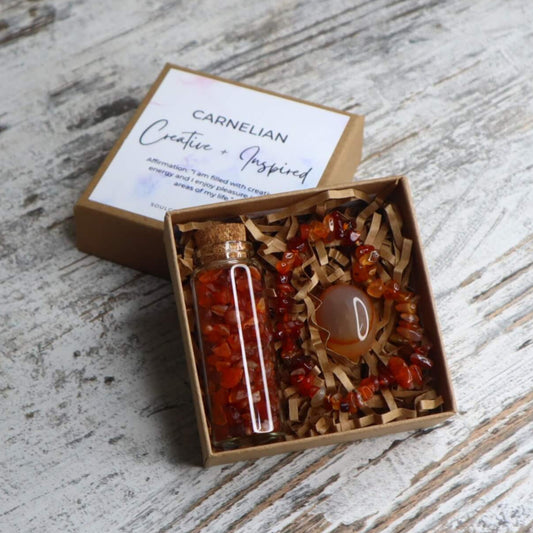 'Creative + Inspired' Chip Gift Box | Carnelian