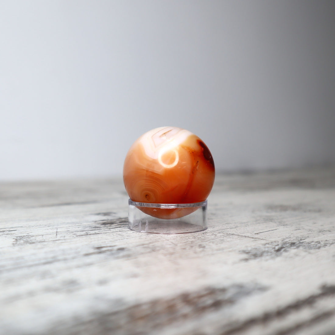 Carnelian Mini Sphere | Motivation, Creativity &amp; Confidence