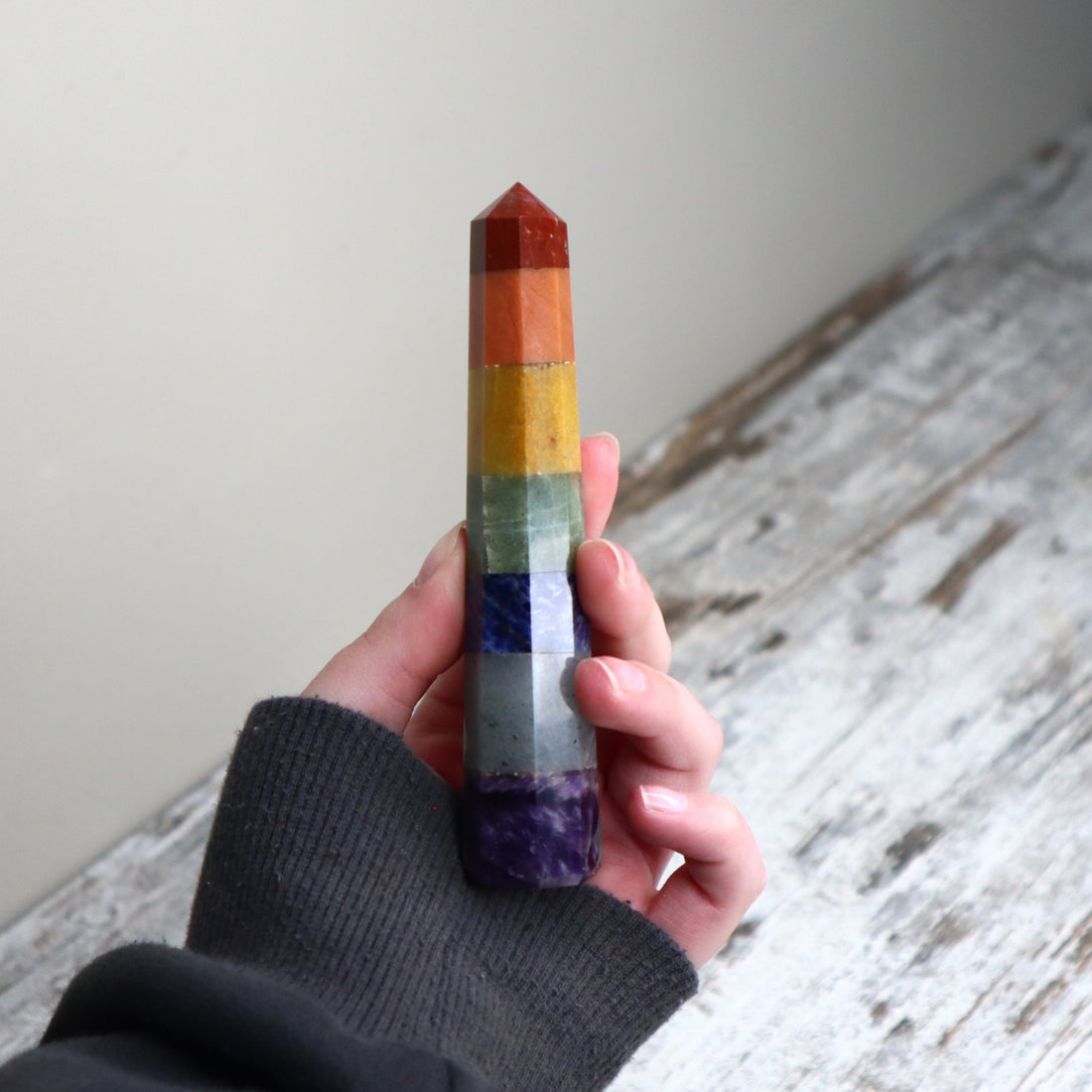 Chakra Bonded Crystal Point | Alignment, Energy Flow &amp; Inner Balance