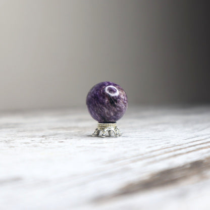 Charoite Mini Sphere | Intuition, Transformation & Soul Alignment