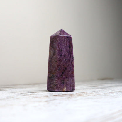 Charoite Tower | Soul Alignment, Spiritual Wisdom &amp; Inner Strength