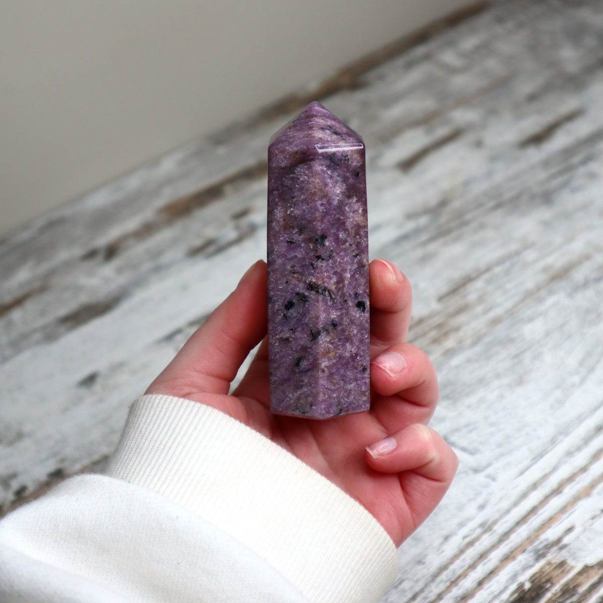 Charoite Tower | Soul Alignment, Spiritual Wisdom &amp; Inner Strength