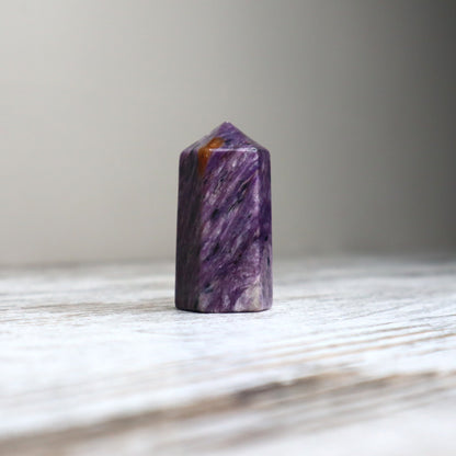 Charoite Tower | Soulful Transformation, Courage &amp; Inner Knowing