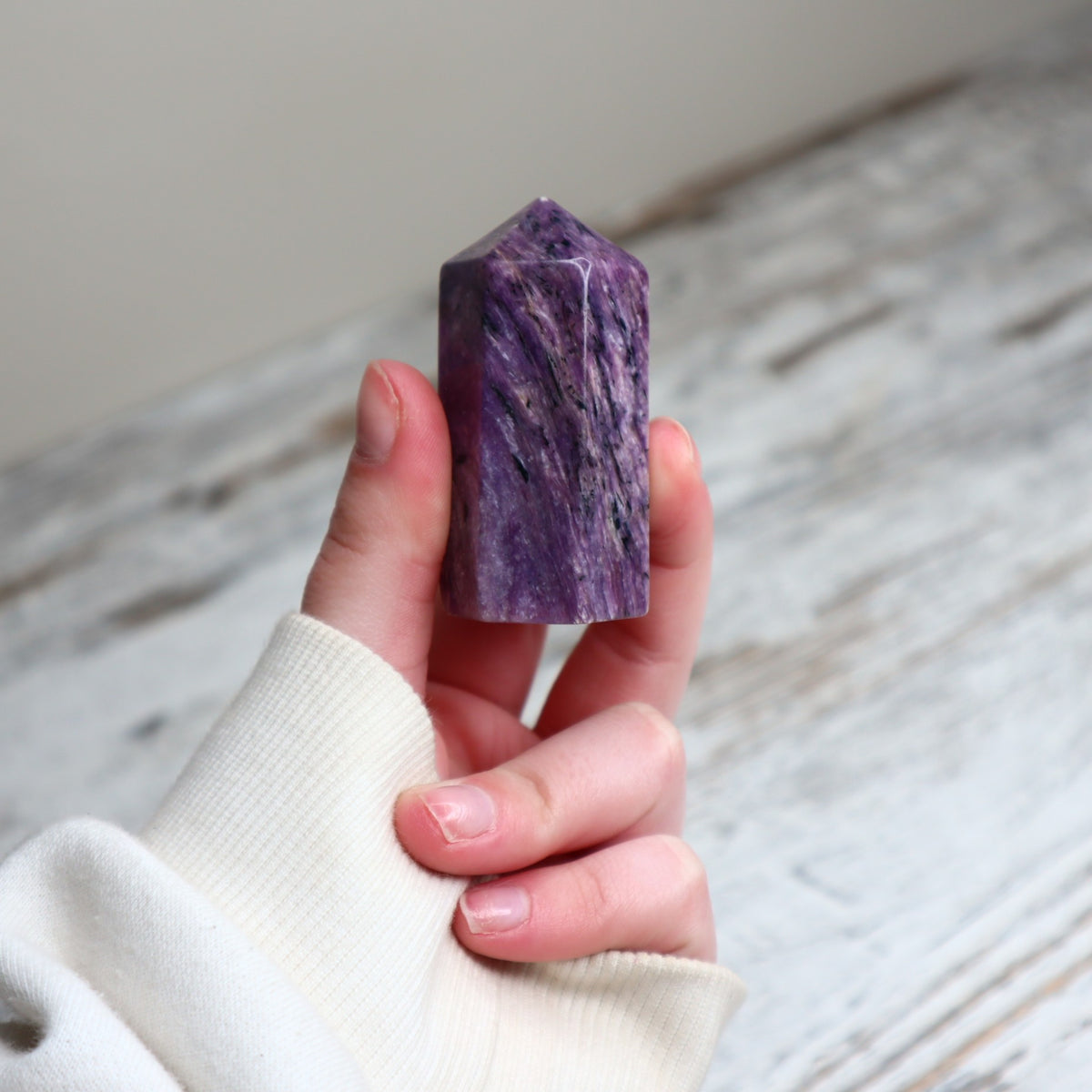 Charoite Tower | Soulful Transformation, Courage &amp; Inner Knowing