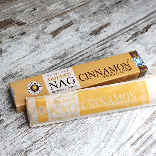 Golden Nag CINNAMON Incense