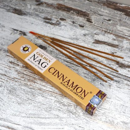 Golden Nag CINNAMON Incense
