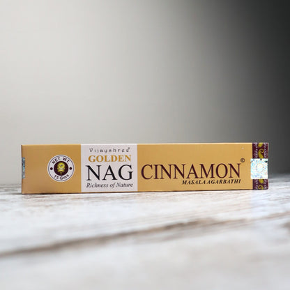 Golden Nag CINNAMON Incense