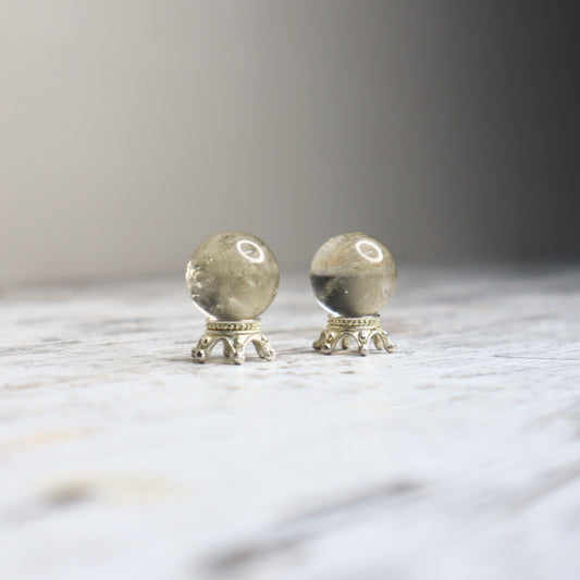 Natural Citrine Mini Sphere | Abundance, Clarity & Inner Radiance