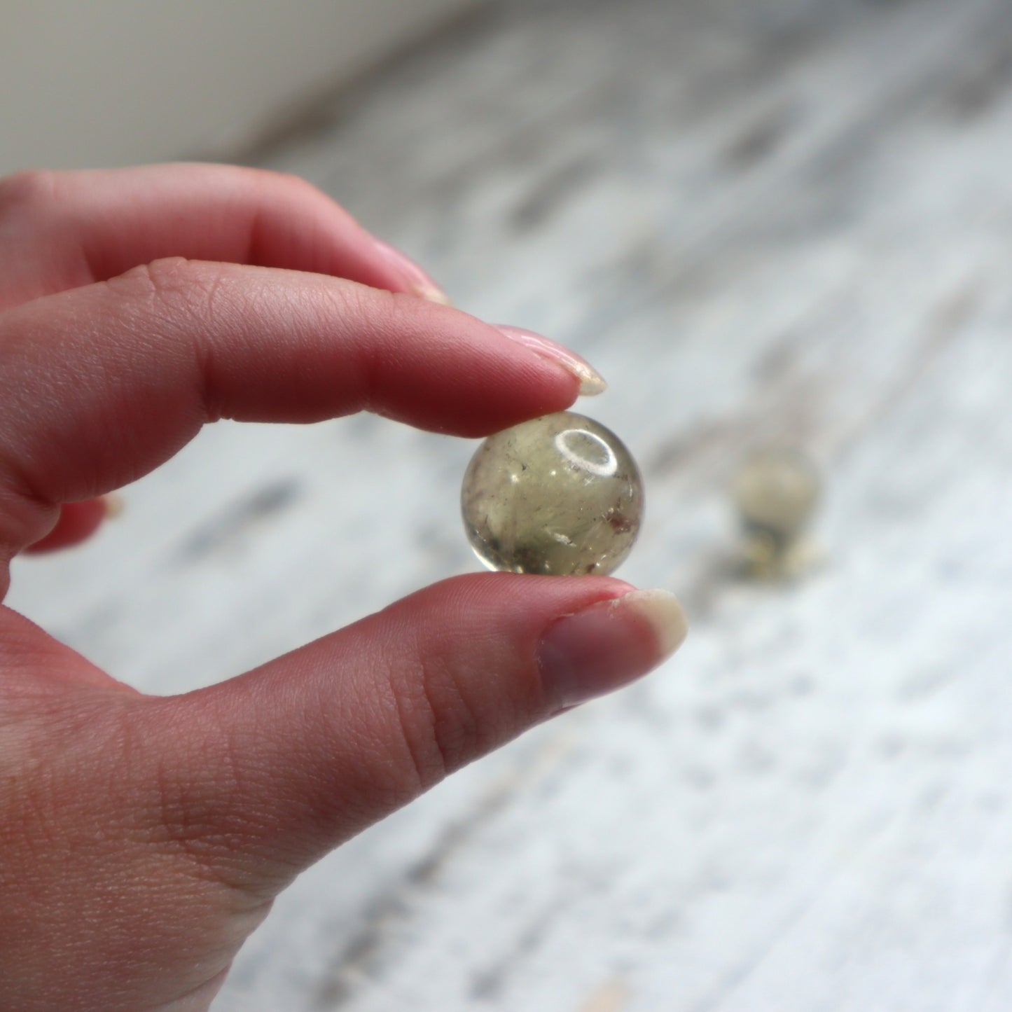 Natural Citrine Mini Sphere | Abundance, Clarity & Inner Radiance