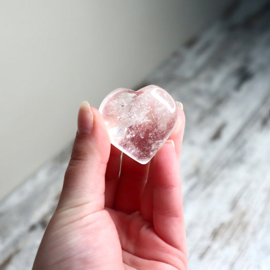 Clear Quartz Heart | Clarity, Amplification & Pure Energy