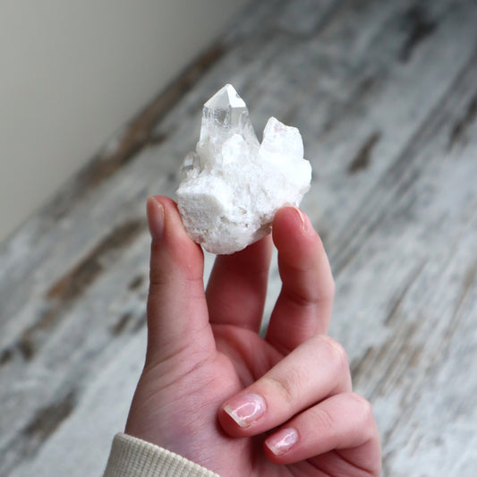 Clear Quartz Mini Cluster | Clarity, Amplification & Energetic Harmony