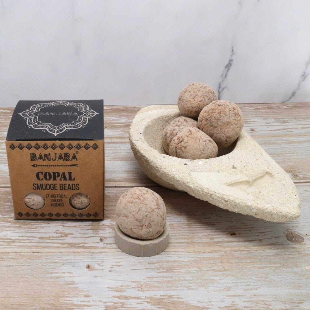 Banjara Copal Smudge Beads | Purification, Clarity &amp; Renewal