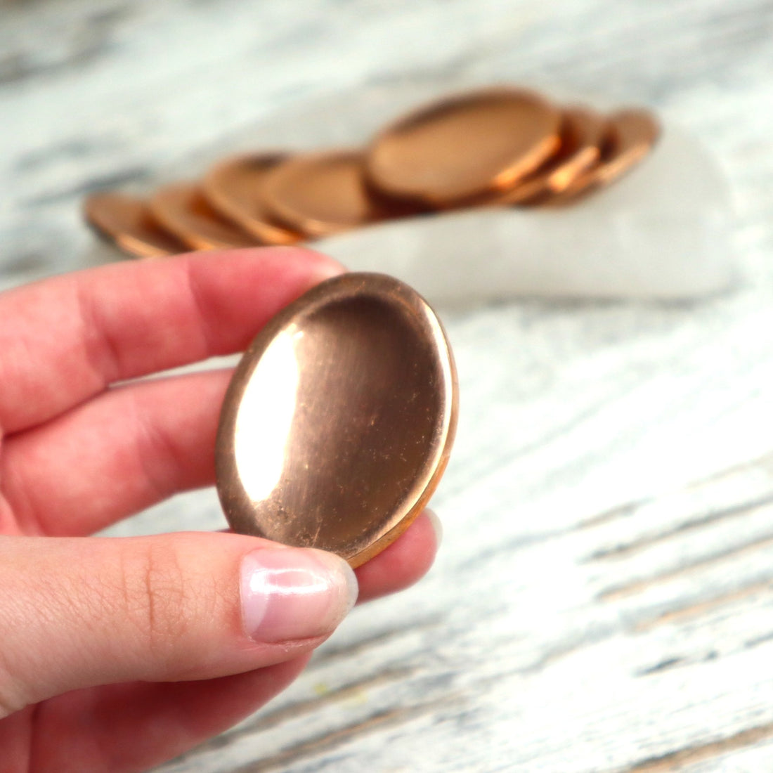 Copper Worry Stone | Grounding, Balance &amp; Positive Energy