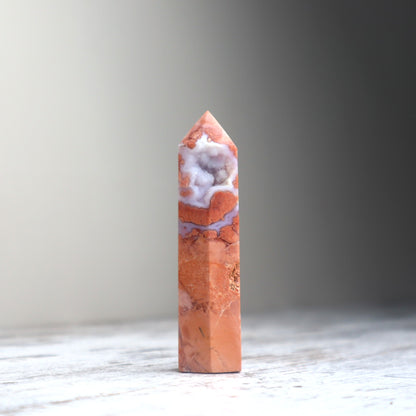 Cotton Candy Agate Tower | Joy, Emotional Healing & Self-Love