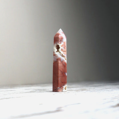 Cotton Candy Agate Tower | Joy, Nurturing & Emotional Harmony