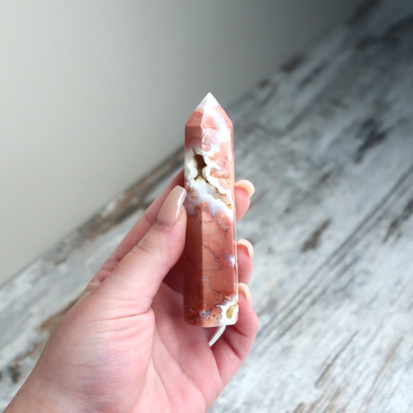 Cotton Candy Agate Tower | Joy, Nurturing & Emotional Harmony