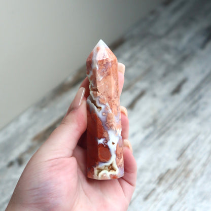 Cotton Candy Agate Tower | Joy, Nurturing & Emotional Harmony