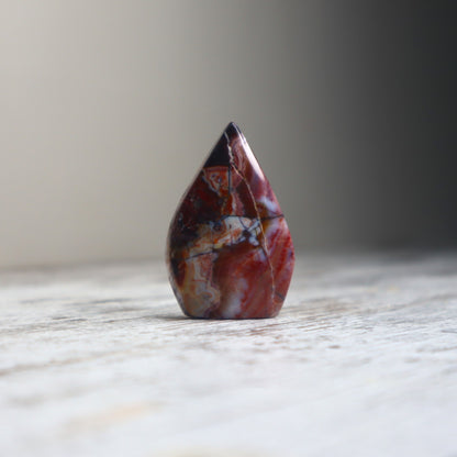 Crazy Lace Agate Tear Drop | Joy, Balance & Grounded Confidence