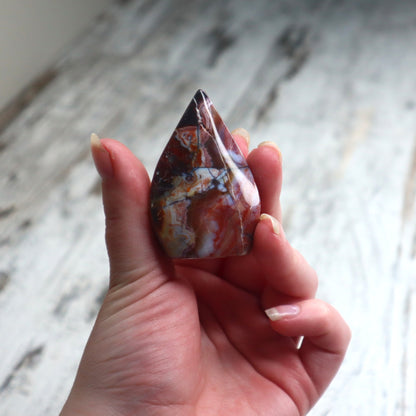 Crazy Lace Agate Tear Drop | Joy, Balance & Grounded Confidence