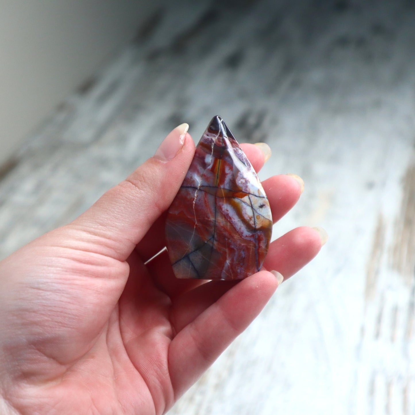 Crazy Lace Agate Tear Drop | Joy, Balance & Grounded Confidence