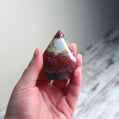 Crazy Lace Agate Tear Drop | Vitality, Joy & Grounded Strength