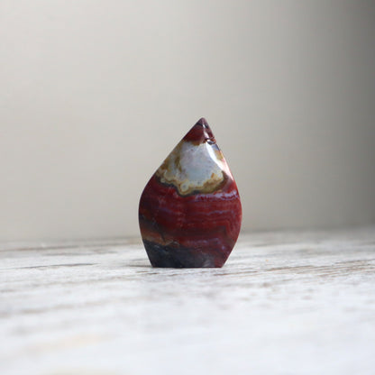 Crazy Lace Agate Tear Drop | Vitality, Joy & Grounded Strength