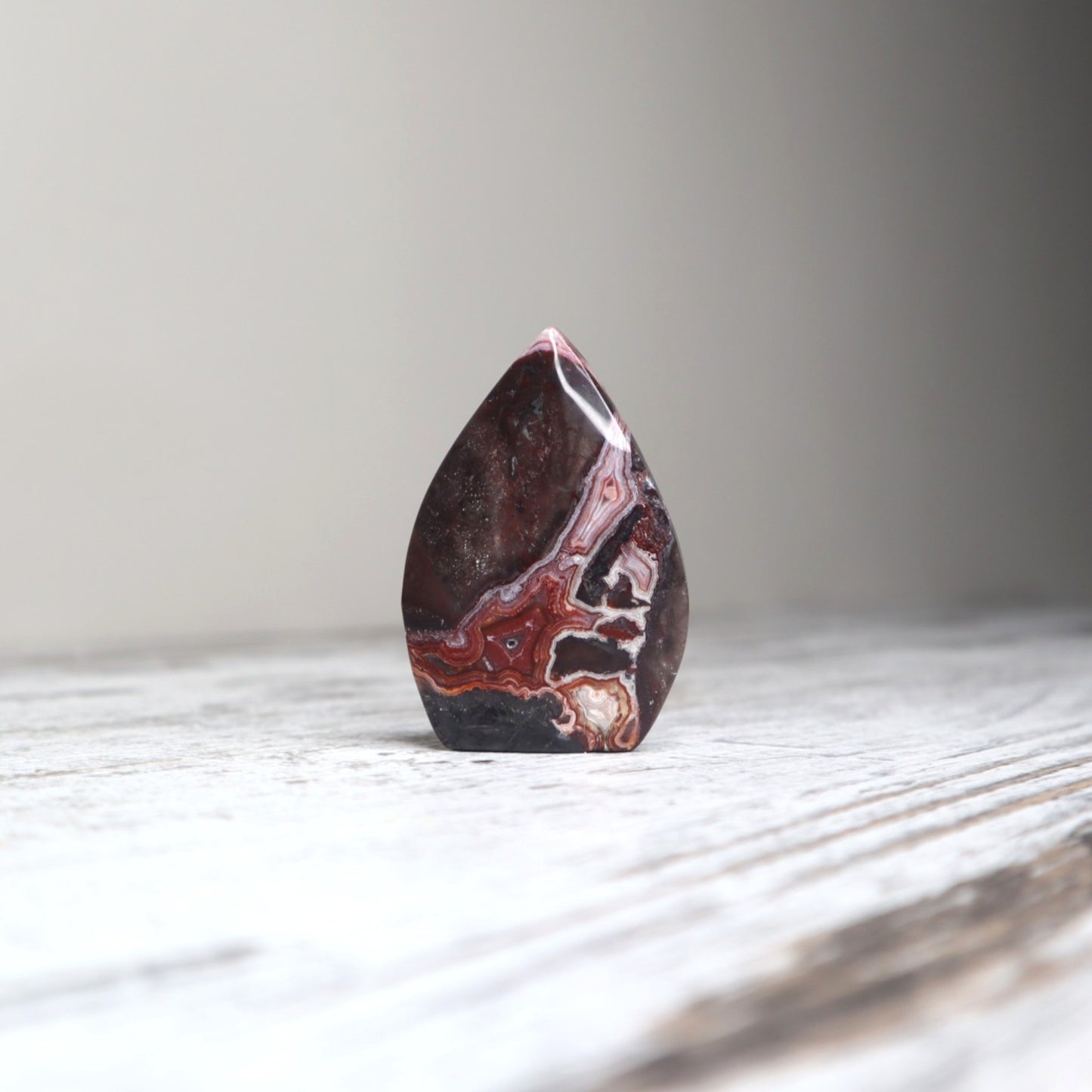 Crazy Lace Agate Teardrop | Grounded Joy & Inner Balance