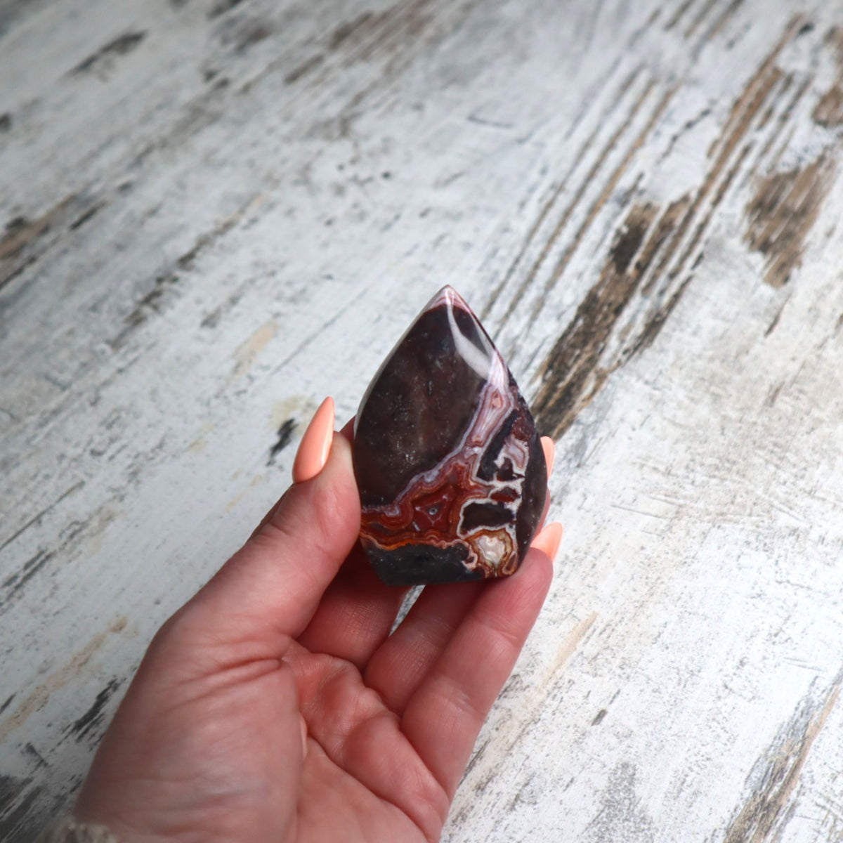 Crazy Lace Agate Teardrop | Grounded Joy &amp; Inner Balance