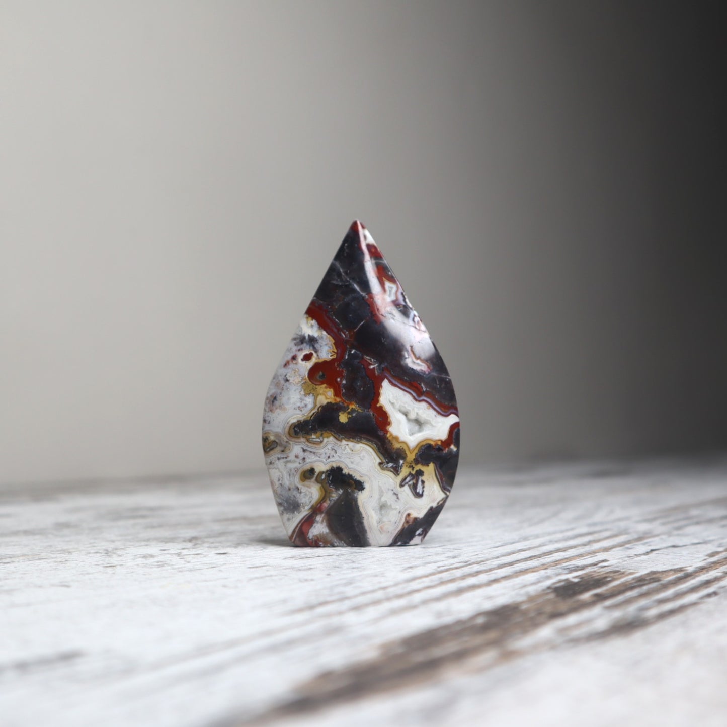 Crazy Lace Agate Teardrop | Joy, Flow & Grounded Vitality