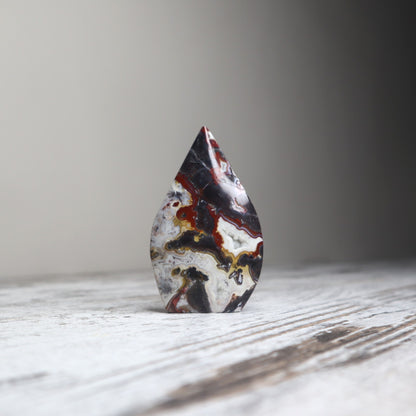 Crazy Lace Agate Teardrop | Joy, Flow & Grounded Vitality