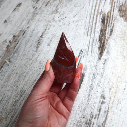 Crazy Lace Agate Teardrop | Grounded Vitality & Inner Strength